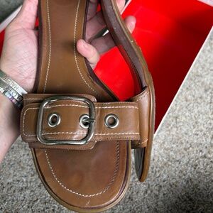 Coach Natalie buckle heels